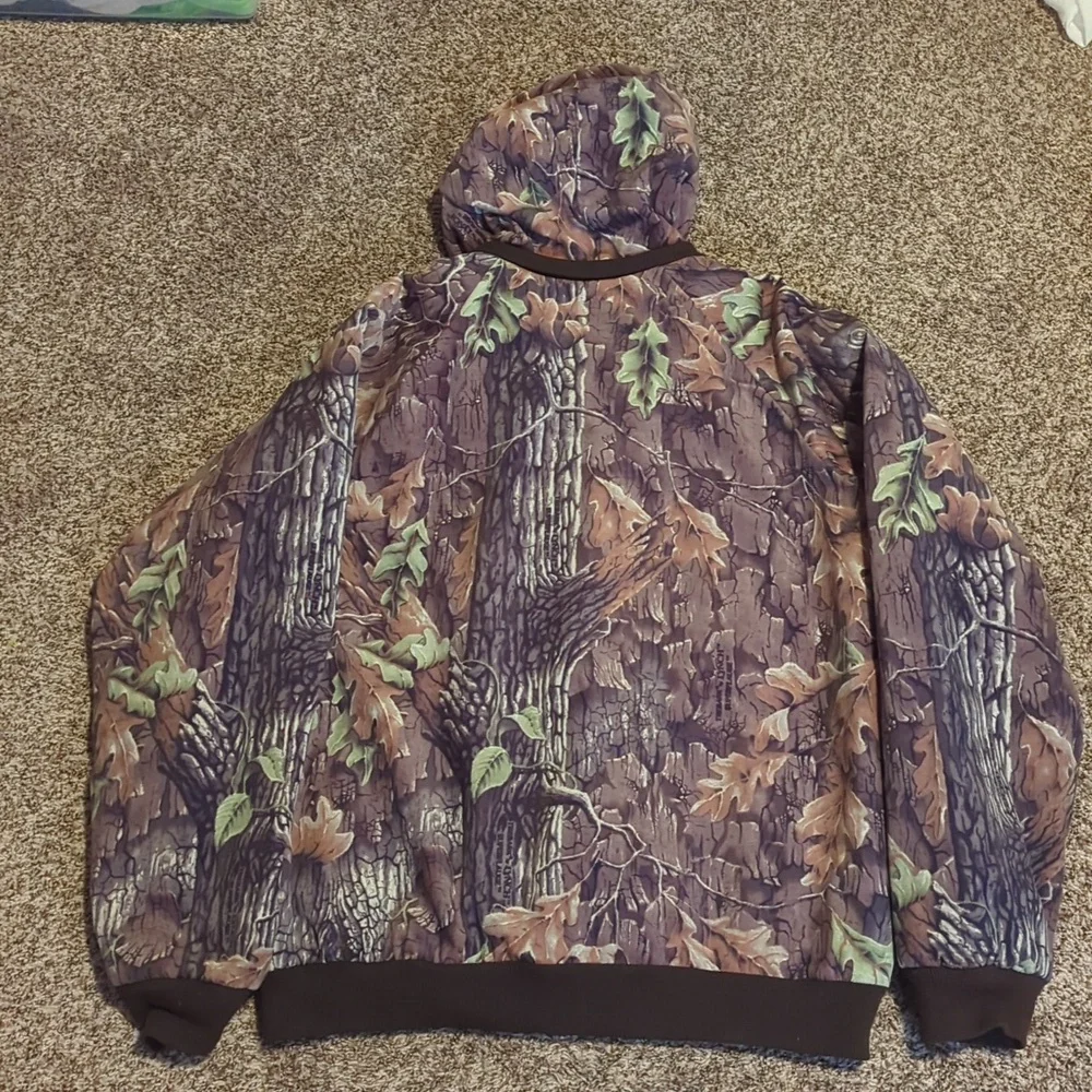 Vintage Clarkfield Outdoors Camouflage Hooded Jacket - Picture 4 of 5